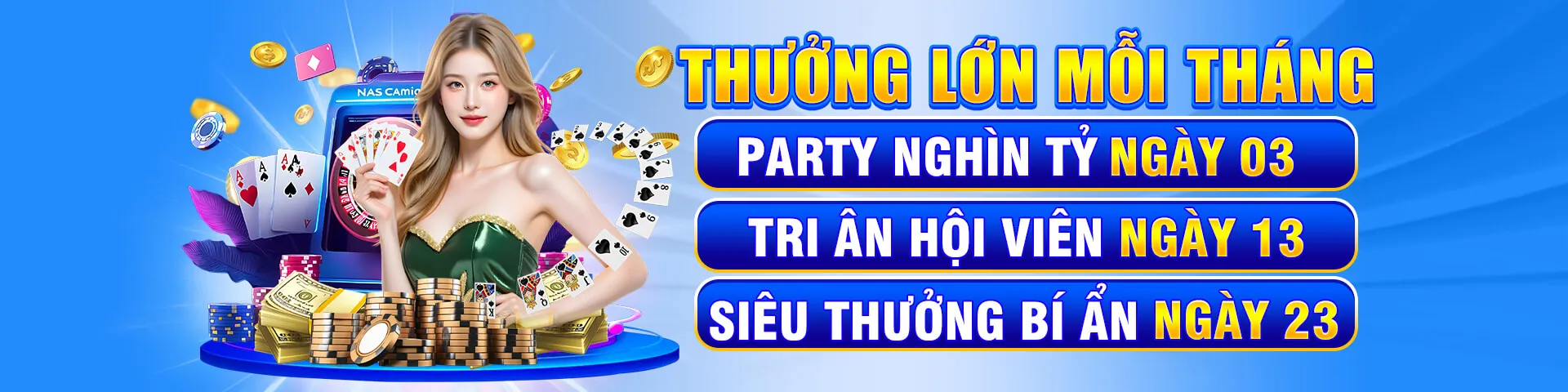 Ưu Đãi Nạp Tiền Hàng Ngày 100vip